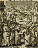 An illustration from Paradisus sponsi et sponsae: in quo messis myrrhae et aromatum ex instrumentis ac mysterijs passionis Christi colligenda, vt ei commoriamur : et, Pancarpium Marianum, septemplici titulorum serie distinctum, vt in B. Virginis odorem curramus, et Christus formetur in nobis (1618)