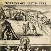 Picture 94 of 143 from Paradisus sponsi et sponsae: in quo messis myrrhae et aromatum ex instrumentis ac mysterijs passionis Christi colligenda, vt ei commoriamur : et, Pancarpium Marianum, septemplici titulorum serie distinctum, vt in B. Virginis odorem curramus, et Christus formetur in nobis (1618), leaf 441