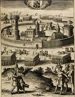 An illustration from Paradisus sponsi et sponsae: in quo messis myrrhae et aromatum ex instrumentis ac mysterijs passionis Christi colligenda, vt ei commoriamur : et, Pancarpium Marianum, septemplici titulorum serie distinctum, vt in B. Virginis odorem curramus, et Christus formetur in nobis (1618)