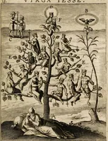Picture 120 of 143 from Paradisus sponsi et sponsae: in quo messis myrrhae et aromatum ex instrumentis ac mysterijs passionis Christi colligenda, vt ei commoriamur : et, Pancarpium Marianum, septemplici titulorum serie distinctum, vt in B. Virginis odorem curramus, et Christus formetur in nobis (1618), leaf 585