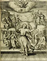 Picture 19 of 143 from Paradisus sponsi et sponsae: in quo messis myrrhae et aromatum ex instrumentis ac mysterijs passionis Christi colligenda, vt ei commoriamur : et, Pancarpium Marianum, septemplici titulorum serie distinctum, vt in B. Virginis odorem curramus, et Christus formetur in nobis (1618), leaf 85
