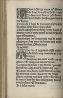 Picture 13 of 20 from Icy commence le psaultier de la tressacree Vierge Marie mere de Jesu Crist saulveur de tout lhumain lignage compose par le docteur seraphicque Monseigneur sainct Bonaventure evesque dalbanie et cardinal de Rome lequel a este nouvellement translate de latin en françoys a lhonneur et louenge dicelle tres digne Vierge. (1509), leaf 51