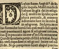 Picture 8 of 9 from Sententiae vere aureae... Aegidii Assisinatis, omnibus ad christianam perfectionem aspirantibus utilissimae... (1534), leaf 44