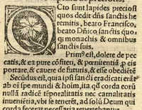 Picture 9 of 9 from Sententiae vere aureae... Aegidii Assisinatis, omnibus ad christianam perfectionem aspirantibus utilissimae... (1534), leaf 55