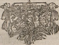 An illustration from Observationes juris practicae : thet är åthskillige påminnelser uthi rättegångs saker ... Kort beskriffning om thet som wid then Constantinopolitaniske resan är föreluppit (1679)