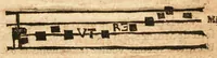 An illustration from Le Guidon du plain-chant... par Jacques Doublet (1649)