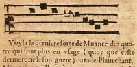 An illustration from Le Guidon du plain-chant... par Jacques Doublet (1649)