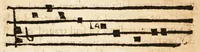 An illustration from Le Guidon du plain-chant... par Jacques Doublet (1649)