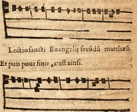 An illustration from Le Guidon du plain-chant... par Jacques Doublet (1649)