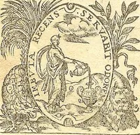 Picture 1 of 5 from L'Usage et praticque du compas à huict poinctes sur les 48 problèmes des six premiers livres d'Euclide... par M. Denorry... (1588), leaf 2