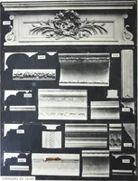 Picture 30 of 32 from A. Auberlet: Stone carving, Wood, Marble Interior and Exterior Stone and Cardboard-Plaster for Artistic Ornamentation, such as Castles, Churches, Hotels, Houses, Public Monuments. Projects, Models and Drawings of all styles. Export to France and Abroad. (1890), leaf 31