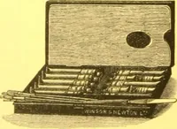 An illustration from A descriptive handbook of modern water colour pigments illustrated with seventy-two colour washes skilfully gradated by hand on Whatman's drawing paper : with an introductory essay on the recent water-colour controversy. (1887)