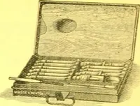 An illustration from A descriptive handbook of modern water colour pigments illustrated with seventy-two colour washes skilfully gradated by hand on Whatman's drawing paper : with an introductory essay on the recent water-colour controversy. (1887)