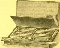 An illustration from A descriptive handbook of modern water colour pigments illustrated with seventy-two colour washes skilfully gradated by hand on Whatman's drawing paper : with an introductory essay on the recent water-colour controversy. (1887)