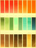 An illustration from A descriptive handbook of modern water colour pigments illustrated with seventy-two colour washes skilfully gradated by hand on Whatman's drawing paper : with an introductory essay on the recent water-colour controversy. (1887)