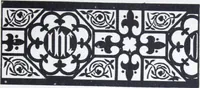 An illustration from A few suggestions for ornamental decoration : a collection of designs & colour schemes for painters' and decorators' work / compiled by F. Scott Mitchell. (1908)