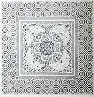 An illustration from A few suggestions for ornamental decoration : a collection of designs & colour schemes for painters' and decorators' work / compiled by F. Scott Mitchell. (1908)