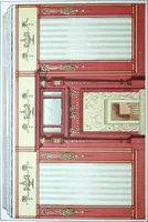 An illustration from A few suggestions for ornamental decoration : a collection of designs & colour schemes for painters' and decorators' work / compiled by F. Scott Mitchell. (1908)