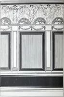 An illustration from A few suggestions for ornamental decoration : a collection of designs & colour schemes for painters' and decorators' work / compiled by F. Scott Mitchell. (1908)