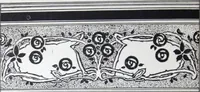 An illustration from A few suggestions for ornamental decoration : a collection of designs & colour schemes for painters' and decorators' work / compiled by F. Scott Mitchell. (1908)