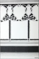 An illustration from A few suggestions for ornamental decoration : a collection of designs & colour schemes for painters' and decorators' work / compiled by F. Scott Mitchell. (1908)