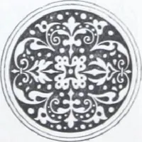 An illustration from A few suggestions for ornamental decoration : a collection of designs & colour schemes for painters' and decorators' work / compiled by F. Scott Mitchell. (1908)