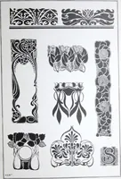 An illustration from A few suggestions for ornamental decoration : a collection of designs & colour schemes for painters' and decorators' work / compiled by F. Scott Mitchell. (1908)