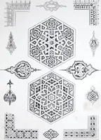 Picture 79 of 133 from A few suggestions for ornamental decoration : a collection of designs & colour schemes for painters' and decorators' work / compiled by F. Scott Mitchell. (1908), leaf 70