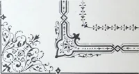 An illustration from A few suggestions for ornamental decoration : a collection of designs & colour schemes for painters' and decorators' work / compiled by F. Scott Mitchell. (1908)