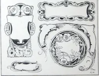 Picture 104 of 182 from A few suggestions for ornamental decoration in painters' and decorators' work / compiled by F. Scott Mitchell. (1909), leaf 103