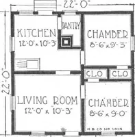 Picture 128 of 198 from A plan book of Harris homes (1915), leaf 36