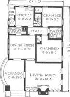 An illustration from A plan book of Harris homes (1915)
