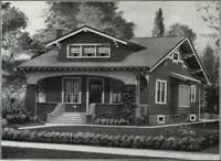 An illustration from A plan book of Harris homes. (1918)