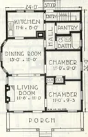 An illustration from A plan book of Harris homes. (1918)