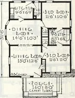 An illustration from A plan book of Harris homes. (1918)