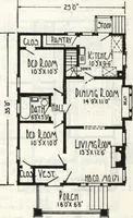 An illustration from A plan book of Harris homes. (1918)