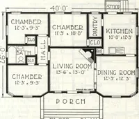 An illustration from A plan book of Harris homes. (1918)