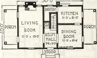 An illustration from A plan book of Harris homes. (1918)
