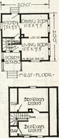 An illustration from A plan book of Harris homes. (1918)