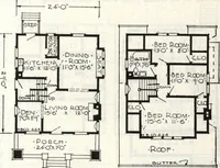 An illustration from A plan book of Harris homes. (1918)