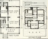 An illustration from A plan book of Harris homes. (1918)