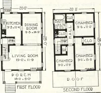 An illustration from A plan book of Harris homes. (1918)
