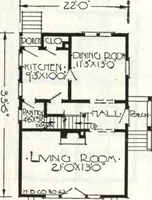 An illustration from A plan book of Harris homes. (1918)
