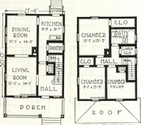 An illustration from A plan book of Harris homes. (1918)