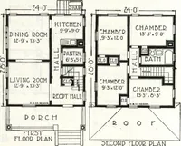 An illustration from A plan book of Harris homes. (1918)