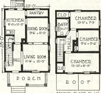 An illustration from A plan book of Harris homes. (1918)