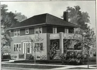 An illustration from A plan book of Harris homes. (1918)