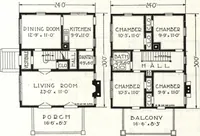 An illustration from A plan book of Harris homes. (1918)