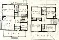 An illustration from A plan book of Harris homes. (1918)