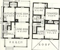 An illustration from A plan book of Harris homes. (1918)